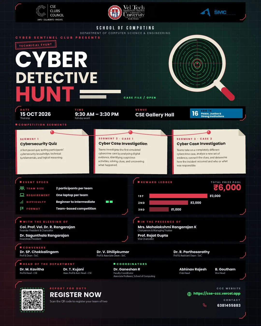 Cyber Detective Hunt poster