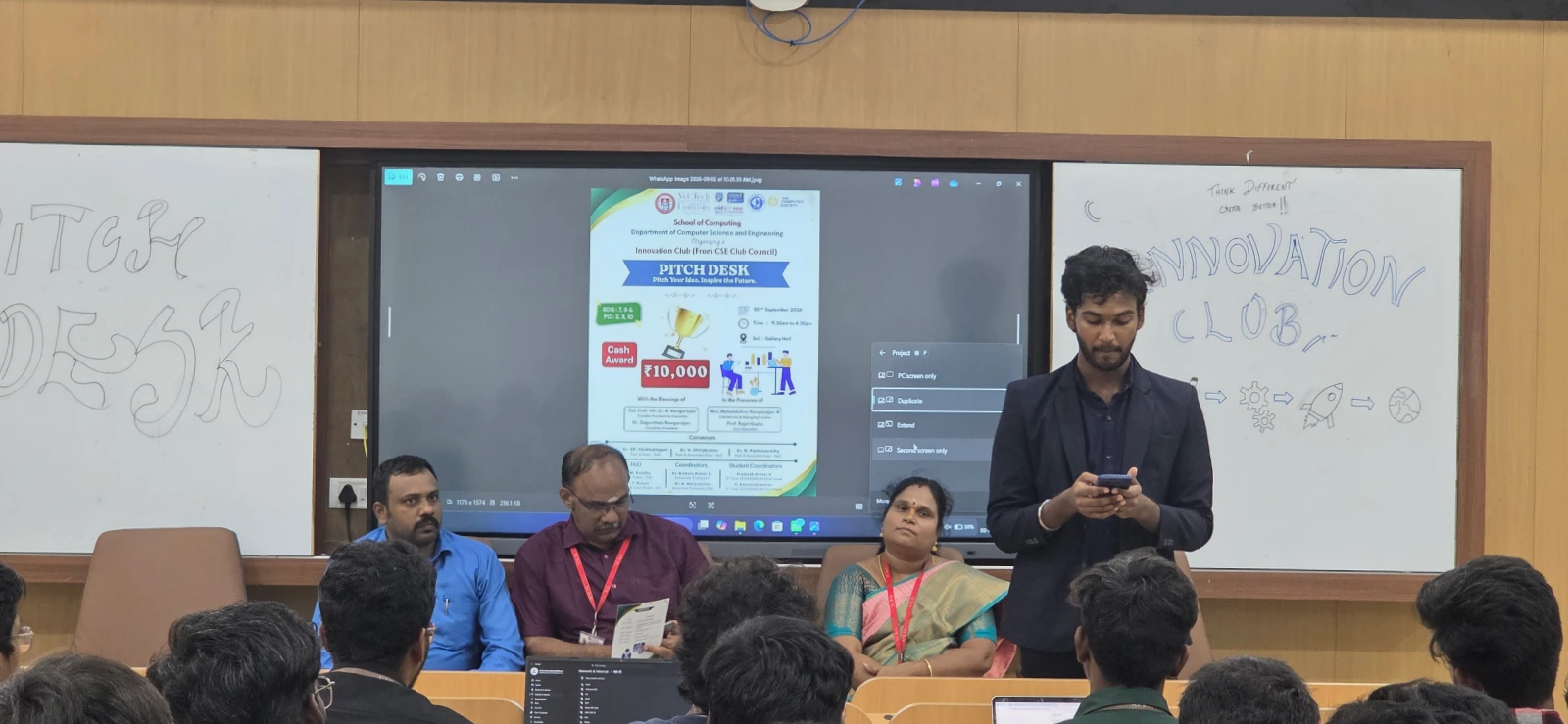 OPENING CEREMONY OF PITCH DESK